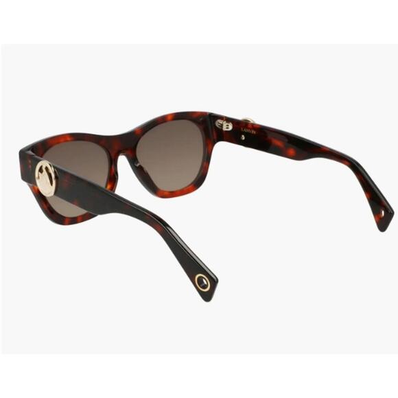 Lanvin Mother & Child 55mm Rectangle Sunglasses Havana Red main image 4